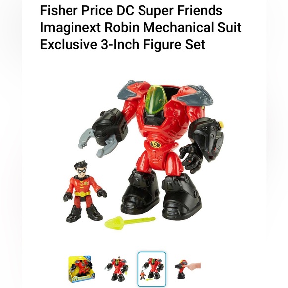 Imaginext DC Superheroes Robin Mech Suit - Picture 5 of 6